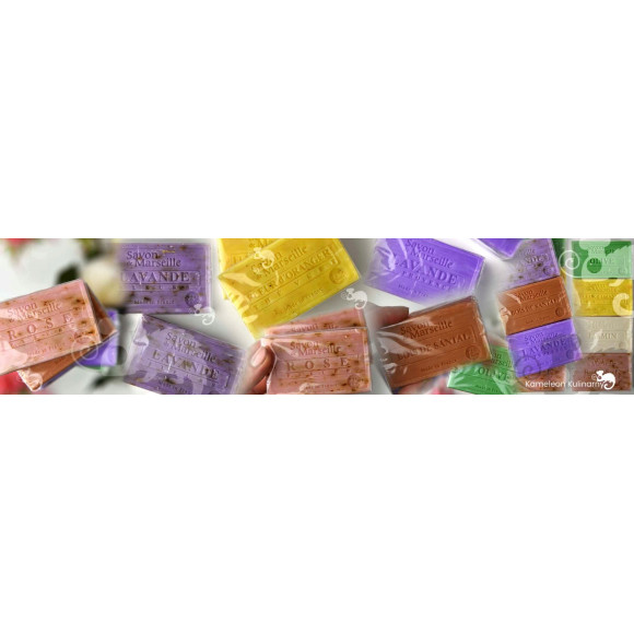 MYDŁO MARSYLSKIE KWIAT TIARE 72% kostka 100G francuskie