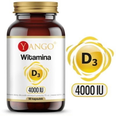 Yango WITAMINA D3 4000 IU 90 kapsułek