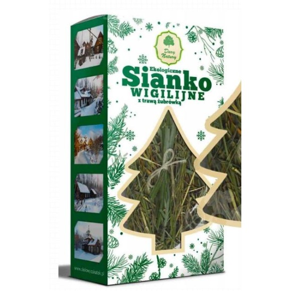 Dary Natury SIANKO WIGILIJNE ŚWIĄTECZNE Z TRAWĄ ŻUBRÓWKĄ