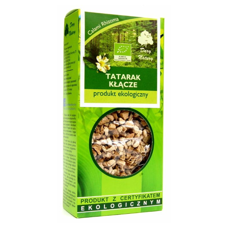 Dary Natury TATARAK KŁĄCZE TATARAKU eko 50g wsparcie U. POKARMOWY TRAWIENIE