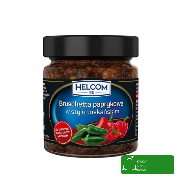 Helcom BRUSCHETTA PAPRYKOWA W STYLU TOSKAŃSKIM do makaronów kanapek 225ml
