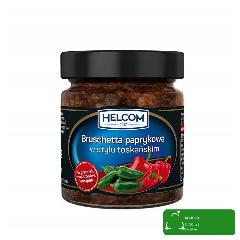 Helcom BRUSCHETTA PAPRYKOWA W STYLU TOSKAŃSKIM do makaronów kanapek 225ml