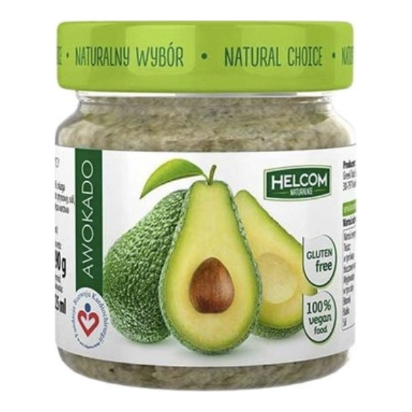 Helcom wegańska PASTA AWOKADO I JARMUŻ avocado słonecznik bez glutenu 180g