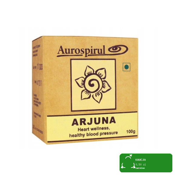 Aurospirul ARJUNA proszek 100g wsparcie: UKŁAD KRĄŻENIA SERCE KRÓTKA DATA
