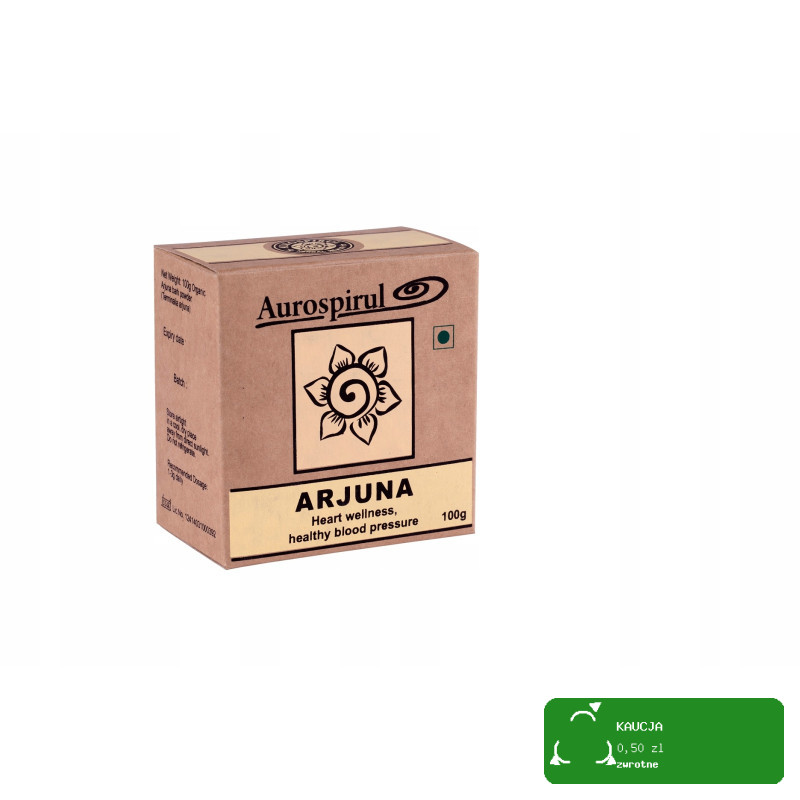 Aurospirul ARJUNA proszek 100g wsparcie: UKŁAD KRĄŻENIA SERCE KRÓTKA DATA