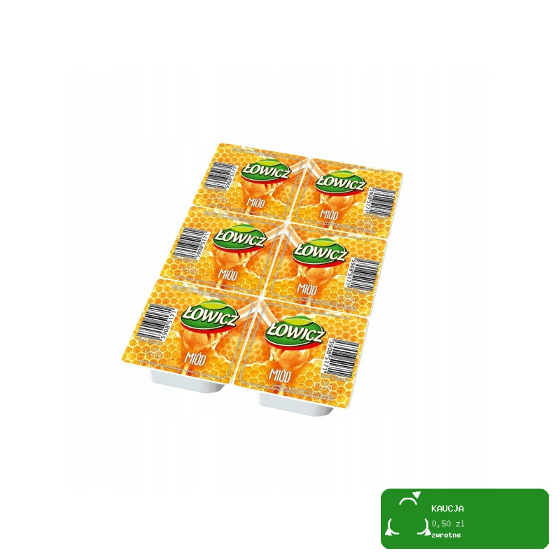 MIÓD WIELOKWIATOWY 25g x 6szt = 150G 0,15KG MAŁE MIODKI MIODEK ŁOWICZ