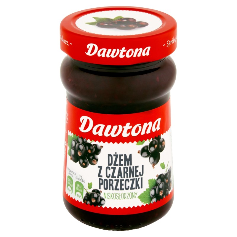 DŻEM PORZECZKOWY Z CZARNEJ PORZECZKI o obniżonej zawart