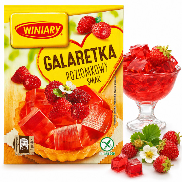 WINIARY GALARETKA POZIOMKA smak poziomkowy 71g