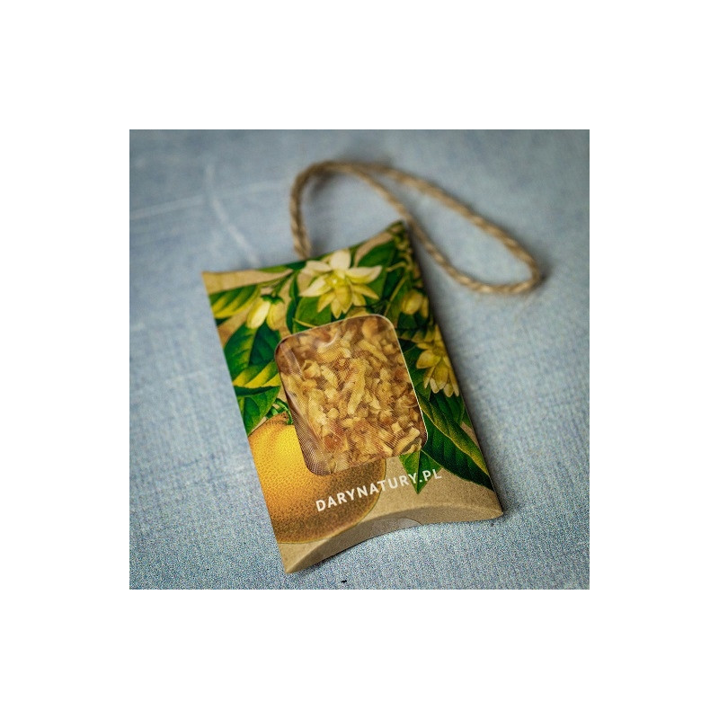 NATURALNA ZAWIESZKA ZAPACHOWA POMARAŃCZA olejek eteryczny + skórka DARY