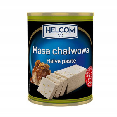 Helcom MASA CHAŁWOWA tahini 30% DO CIASTA DESERÓW TORTÓW CIAST 380g puszka