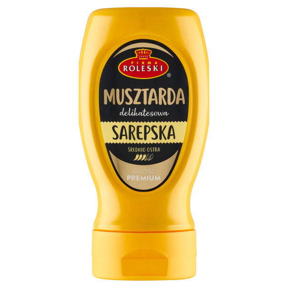 ROLESKI MUSZTARDA Delikatesowa Sarepska 275G (żółta mała) KRÓTKA DATA