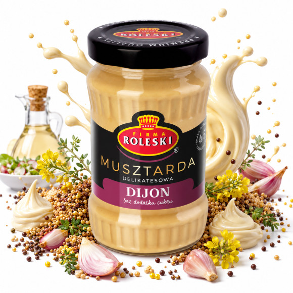 ROLESKI MUSZTARDA Dijon 175g  (słoik)