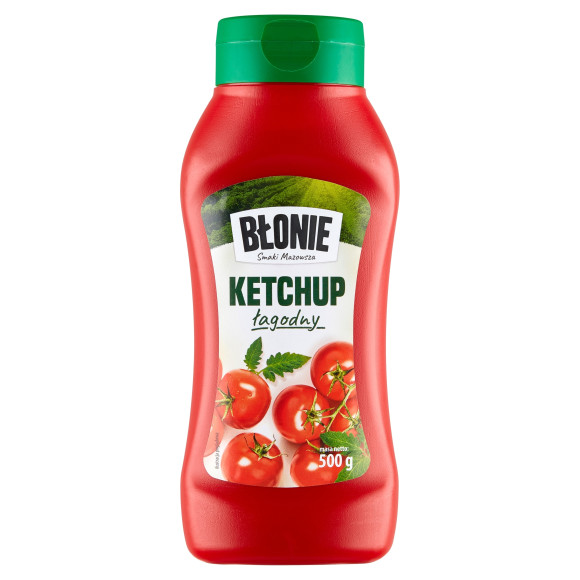 Dawtona KETCHUP ŁAGODNY Butelka 500g 0,5KG BŁONIE Smaki Mazowsza