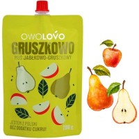OWOLOVO GRUSZKOWO  mus owocowy JABŁKO GRUSZKA bez dodatku