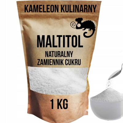 KAMELEON KULINARNY MALTITOL 1KG naturalny zdrowy ZAMIENNIK CUKRU