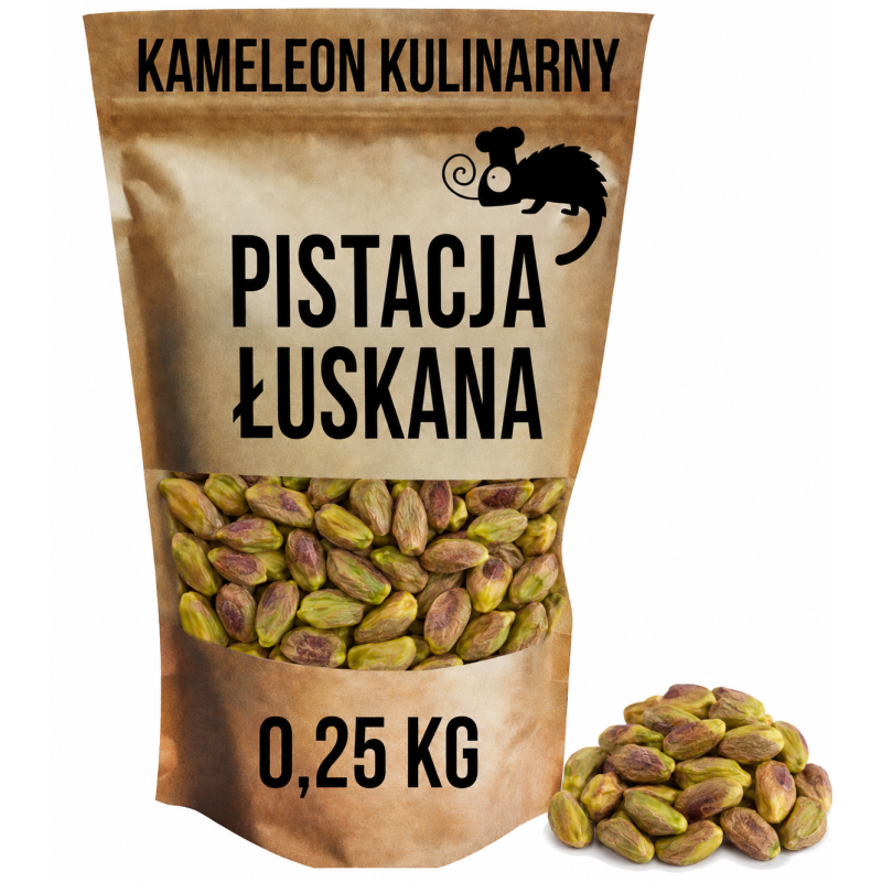 Kameleon Kulinarny PISTACJE ŁUSKANE orzechy pistacjowe 250G