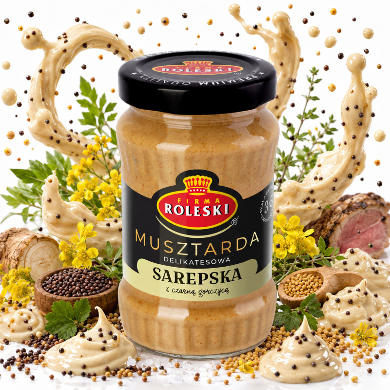 ROLESKI MUSZTARDA Sarepska 175g (słoik)