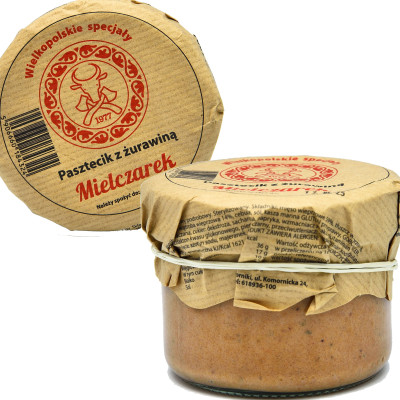 Mielczarek PASZTECIK Z ŻURAWINĄ W SŁOJU Pasztet w słoiku 180G 0,18KG