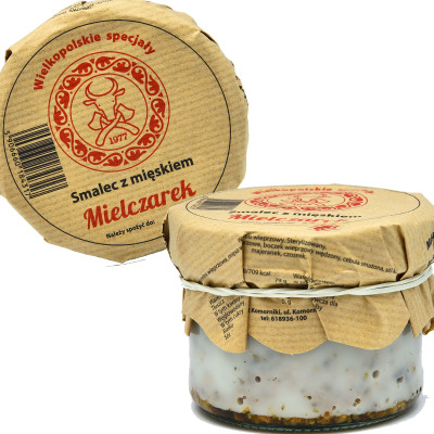 Mielczarek SMALEC Z MIĘSKIEM W SŁOJU SŁOIKU 180G KRÓTKA DATA