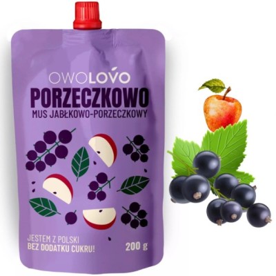 OWOLOVO PORZECZKOWO  mus owocowy JABŁKO PORZECZKA bez