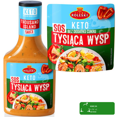 Roleski SOS KETO TYSIĄCA WYSP bez dodatku cukru 300g