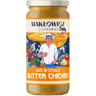 Makowicz SOS BUTTER CHICKEN pomidorowo-maślany do kurczaka ryżu 400g nr14