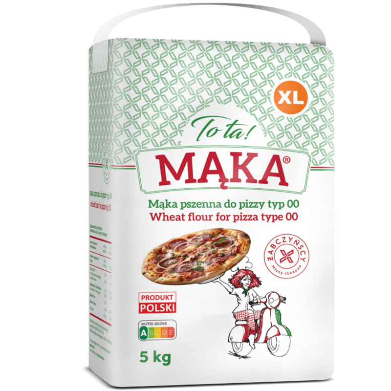 TOTA MĄKA PSZENNA DO PIZZY 00 5KG (DUŻE OPAKOWANIE)