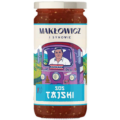 Makłowicz SOS TAJSKI - SOS SOJOWY + sezam czosnek tamaryndowiec 400g nr10
