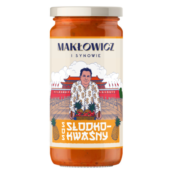 Makłowicz SOS SŁODKO-KWAŚNY Pomidory Ananas Pędy Bambusa Papryka 400g nr2