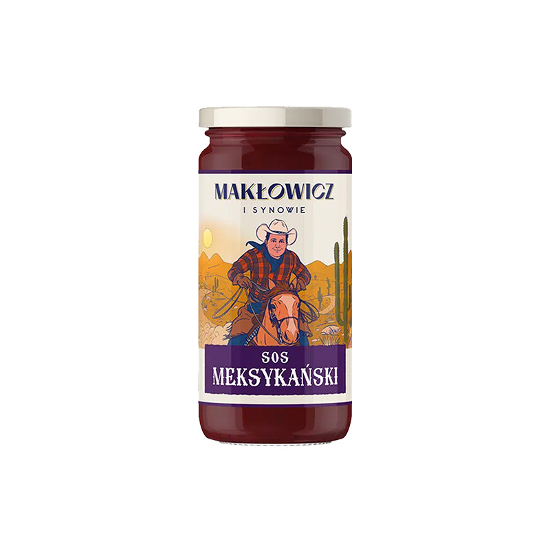 Makłowicz SOS MEKSYKAŃSKI Czarna Fasola Pomidory Papryka Przyprawy 400g nr4