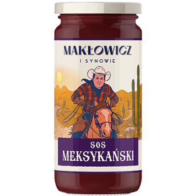 Makłowicz SOS MEKSYKAŃSKI Czarna Fasola Pomidory Papryka Przyprawy 400g nr4