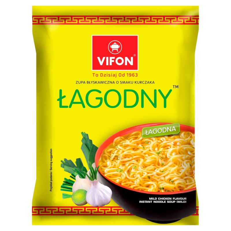 VIFON ZUPA BŁYSKAWICZNA zupka chińska - KURCZAK ŁAGODNY Z
