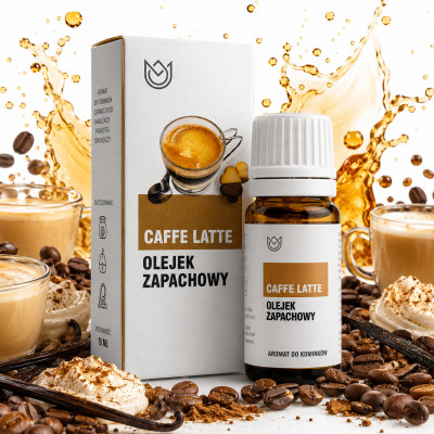 OLEJEK ZAPACHOWY ETERYCZNY CAFFE LATTE 10ml KAWA Z MLEKIEM kawowy zapach