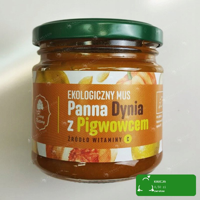 EKOLOGICZNY MUS OWOCOWY PANI DYNIA Z PIGWOWCEM Pigwowiec 200g DARY NATURY