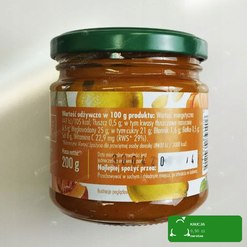 EKOLOGICZNY MUS OWOCOWY PANI DYNIA Z PIGWOWCEM Pigwowiec 200g DARY NATURY