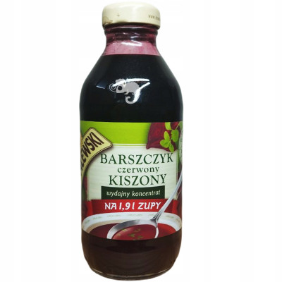 Kowalewski BARSZCZYK BARSZCZ CZERWONY KISZONY KONCENTRAT 320ML na 1,9L zupy