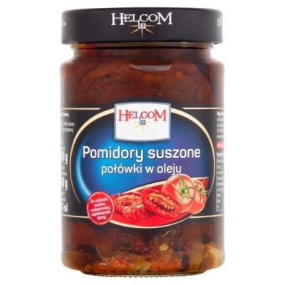 Helcom POMIDORY SUSZONE POŁÓWKI w OLEJU do sałatek sosów