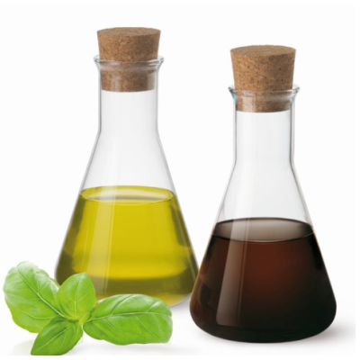 KARAFKA SZKLANA Z KORKIEM na OLEJ OCET 250ml 2szt