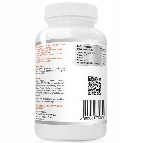 Wish LAKTOFERYNA 100mg LFS 95% WIT C D RUTYNA 60kaps