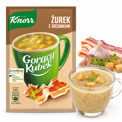 KNORR GORĄCY KUBEK ŻUREK Z GRZANKAMI 17G
