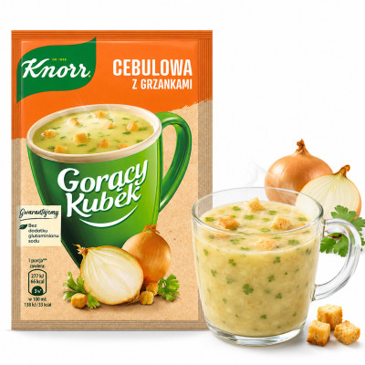 KNORR GORĄCY KUBEK CEBULOWA Z GRZANKAMI 17G