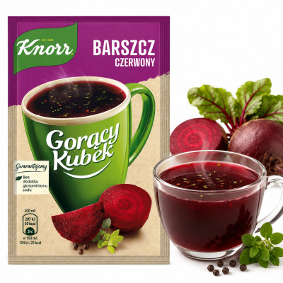 KNORR GORĄCY KUBEK CZERWONY BARSZCZ 14G
