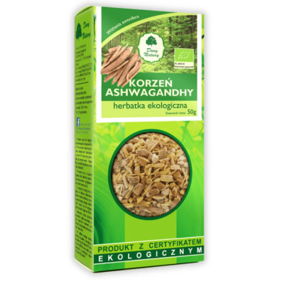 Dary Natury ASHWAGANDHA korzeń ŻEŃ-SZEŃ INDYJSKI 50g suszony EKOLOGICZNY