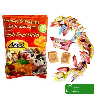 KRÓWKI KRÓWKA WIELOSMAKOWA OWOCOWA MIX SMAKÓW 400g KRÓTKA DATA