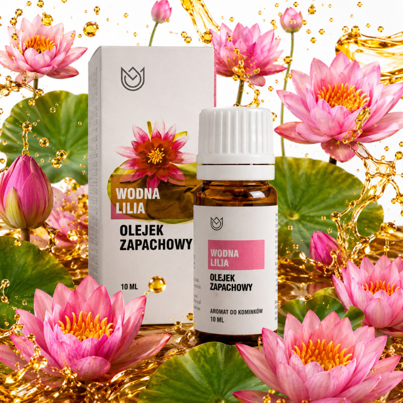 OLEJEK ZAPACHOWY eteryczny LILIA WODNA 10ml delikatny zmysłowy zapach