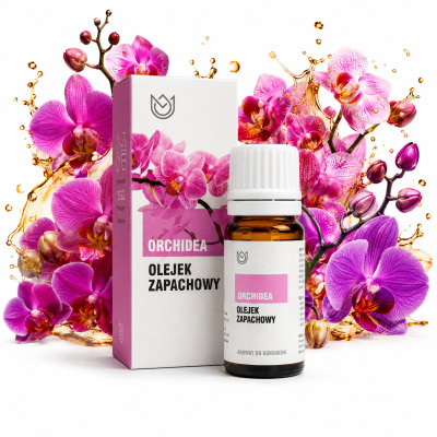 OLEJEK ZAPACHOWY eteryczny ORCHIDEA kwiatowy 10ml do aromaterapii kominków