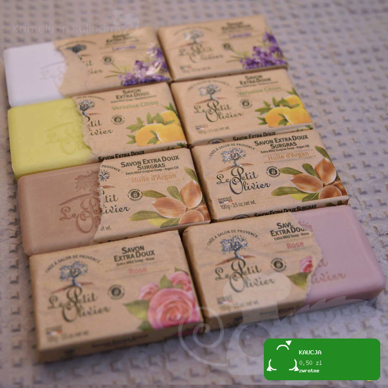 LE PETITI OLIVIER Mydło francuskie EXTRA DELIKATNE RÓŻA RÓŻANE ROSE 100g