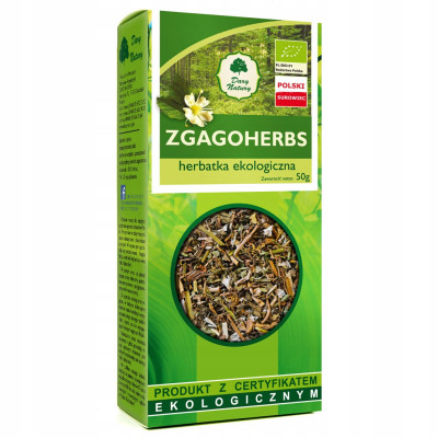 Dary Natury ZGAGOHERBS herbatka eko 50G Trawienie Przewód Pokarmowy Żołądek