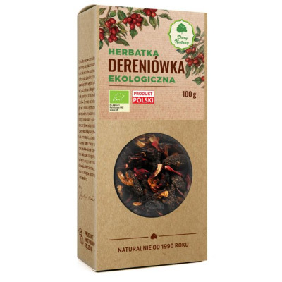 DERENIÓWKA herbatka eko 100G DARY NATURY OWOC Dereń Róża Porzeczka Tarnina