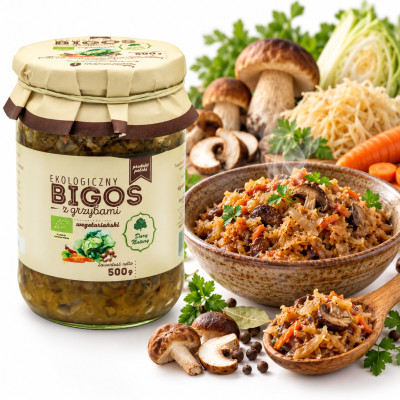 Dary Natury BIGOS WEGETARIAŃSKI Z GRZYBAMI EKO 500G